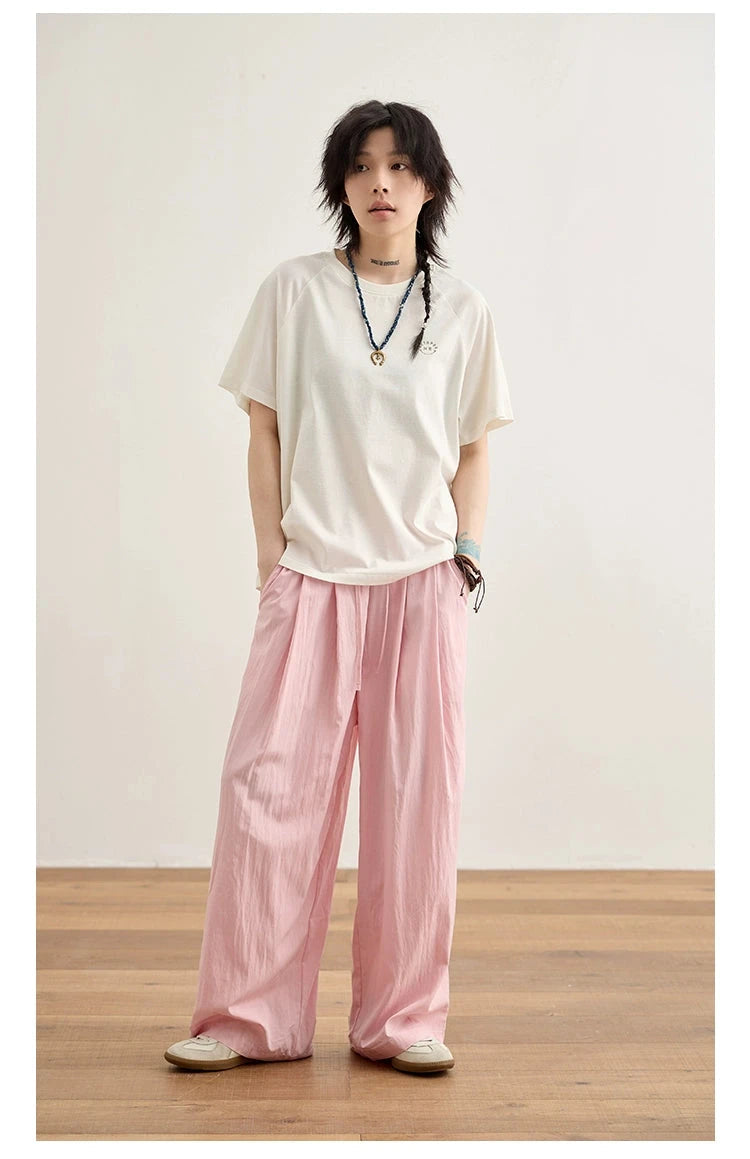 Octopusme Relaxed Fit Wide-leg Pants