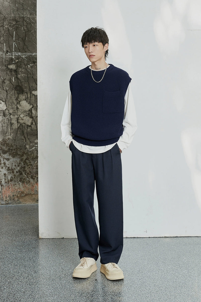 Classic Double-pleated Dress Pants