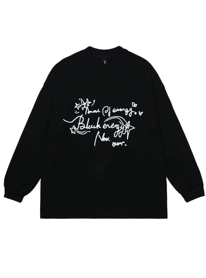 Scribble Script Sweater