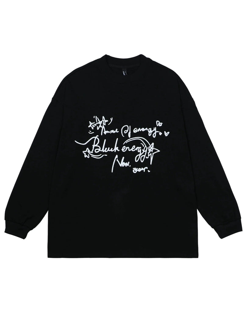 Scribble Script Sweater