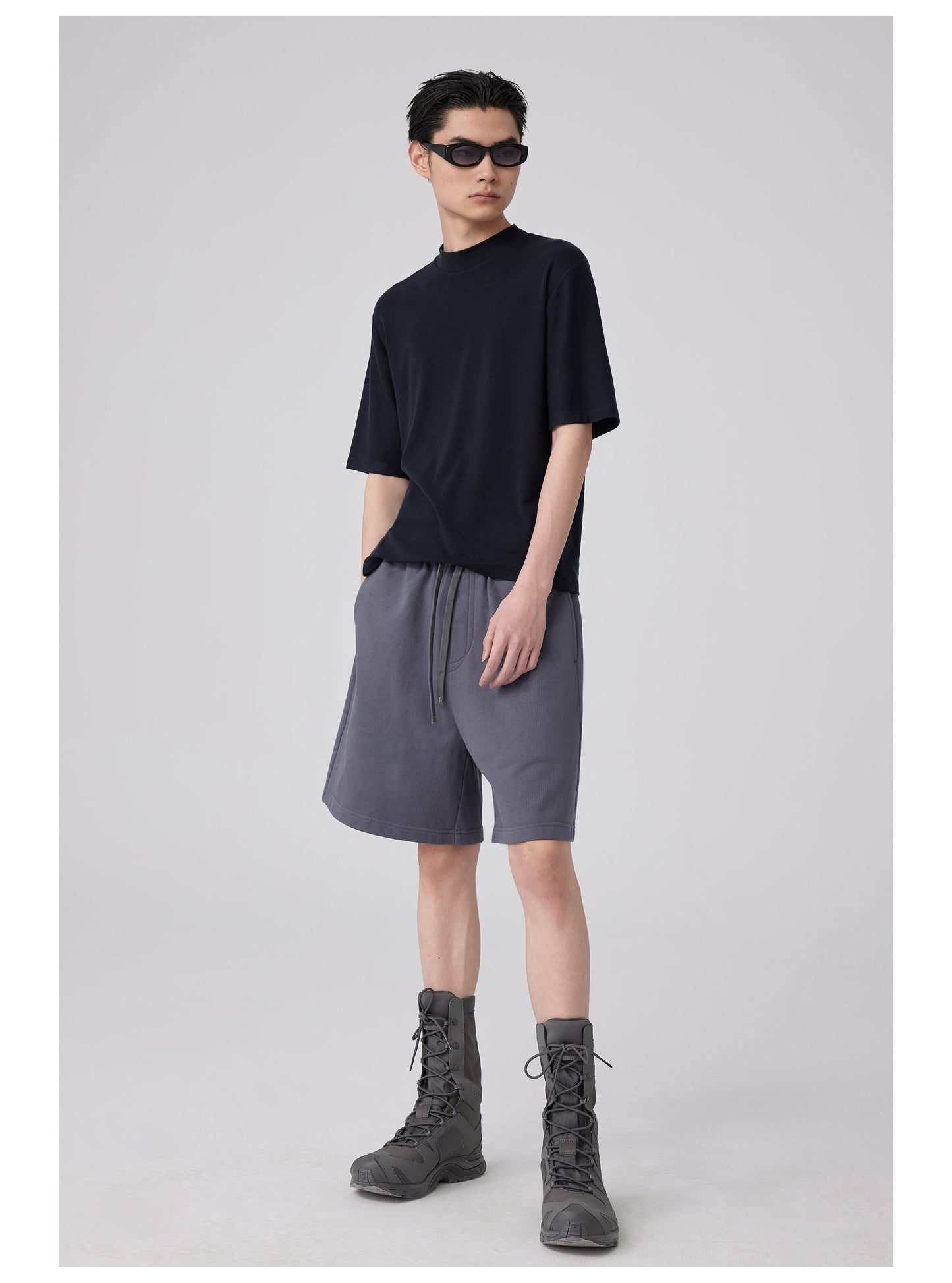 Wool Slim-fit Turtleneck T-shirt