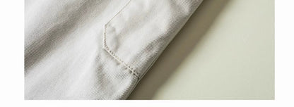 Wide-leg Straight Pantsx