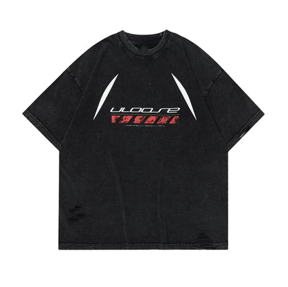 Uloose Distressed Oversized T-shirt