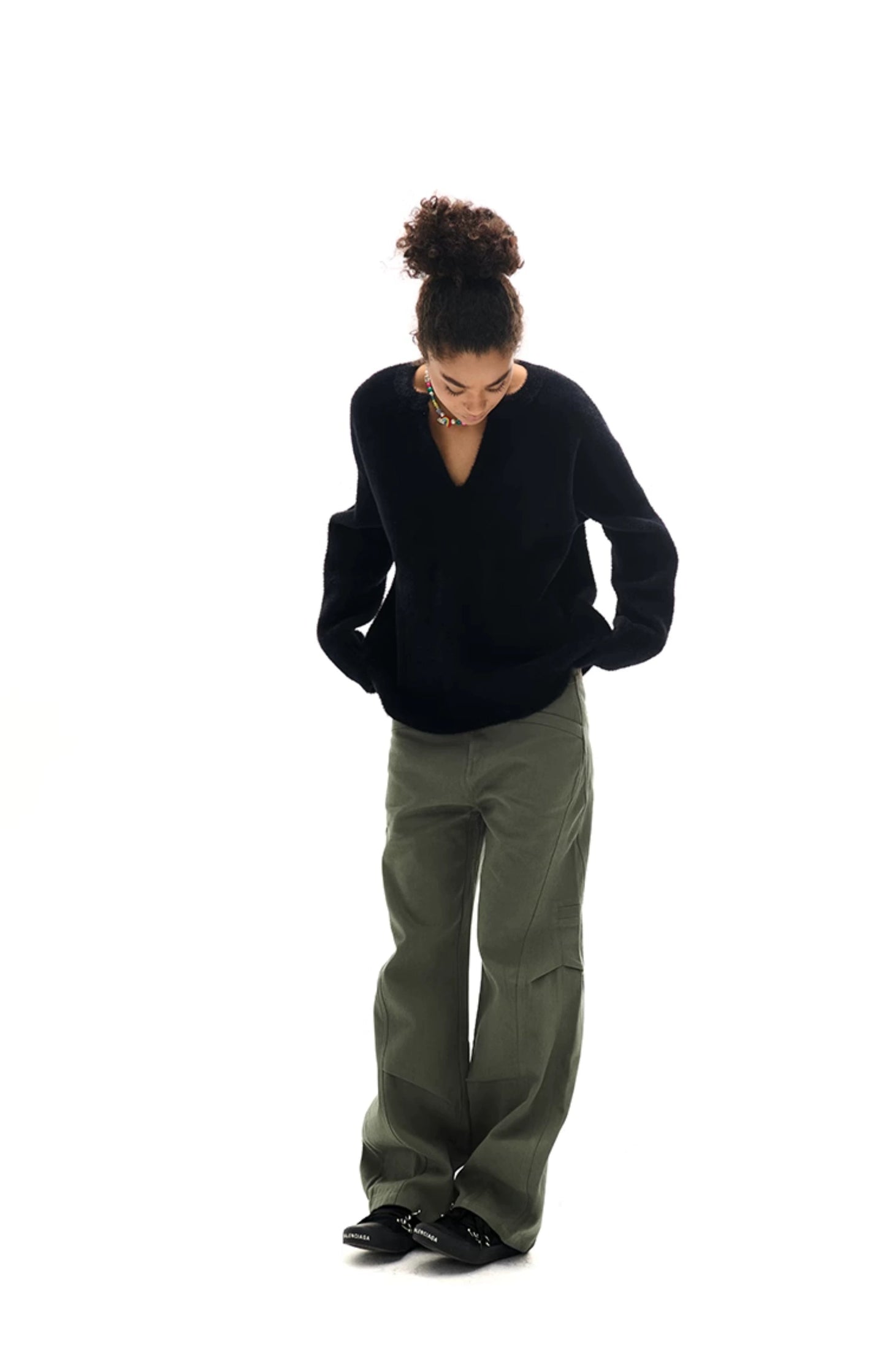 Military Green Cargo Pants