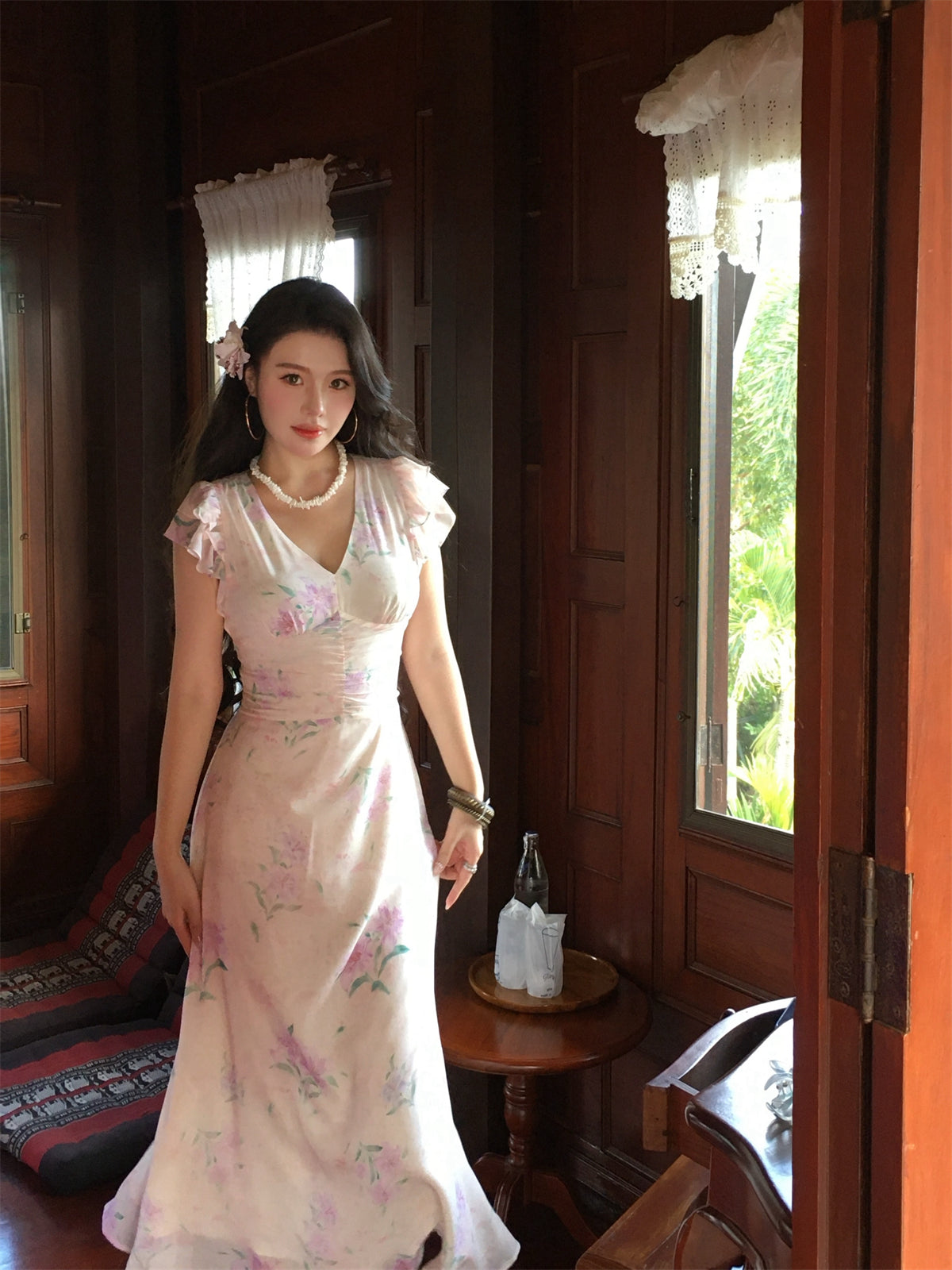 French Romantic Maxi Dress Long Gown for Spring Gunne Sax Dress