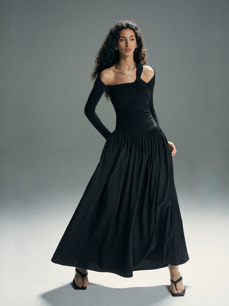 Cloud Twist Maxi Dress