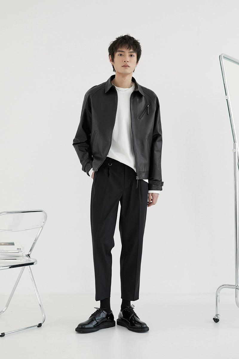 Double-pleated Comfort Dress Pants