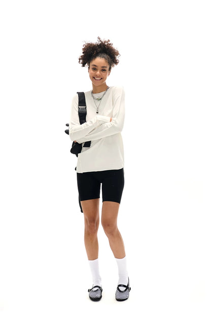 Round Neck Slim Fit Long Sleeve T-shirt