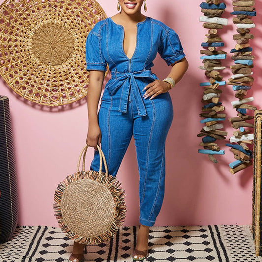 Jumpsuit Blue Washed Jumpsuit