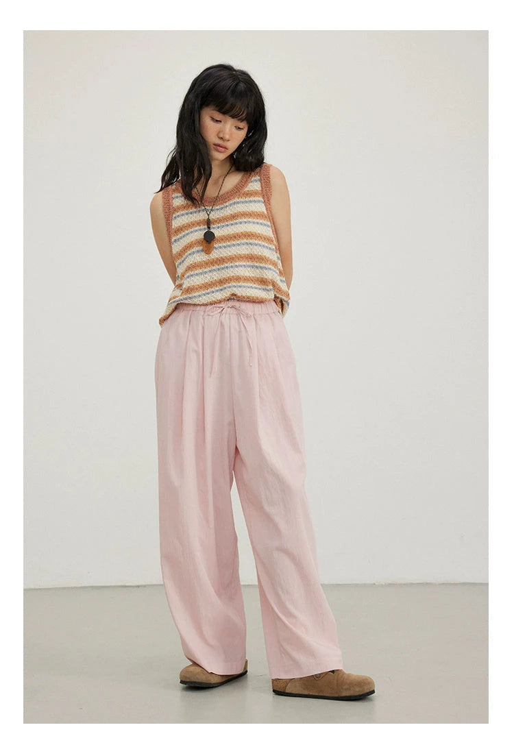 Octopusme Relaxed Fit Wide-leg Pants