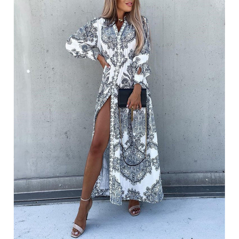 Spring Summer Maxi Dress Loose Vacation Dress
