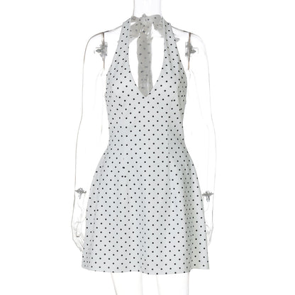 Maahi Printed Halter Dress