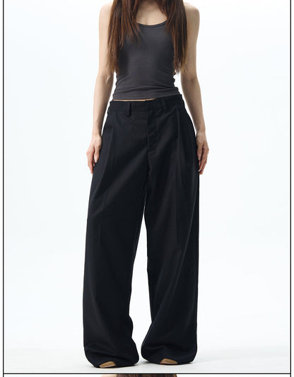 Pleated Wide Leg Dress Pants