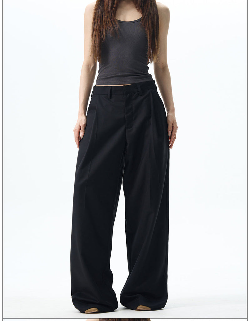 Pleated Wide Leg Dress Pants