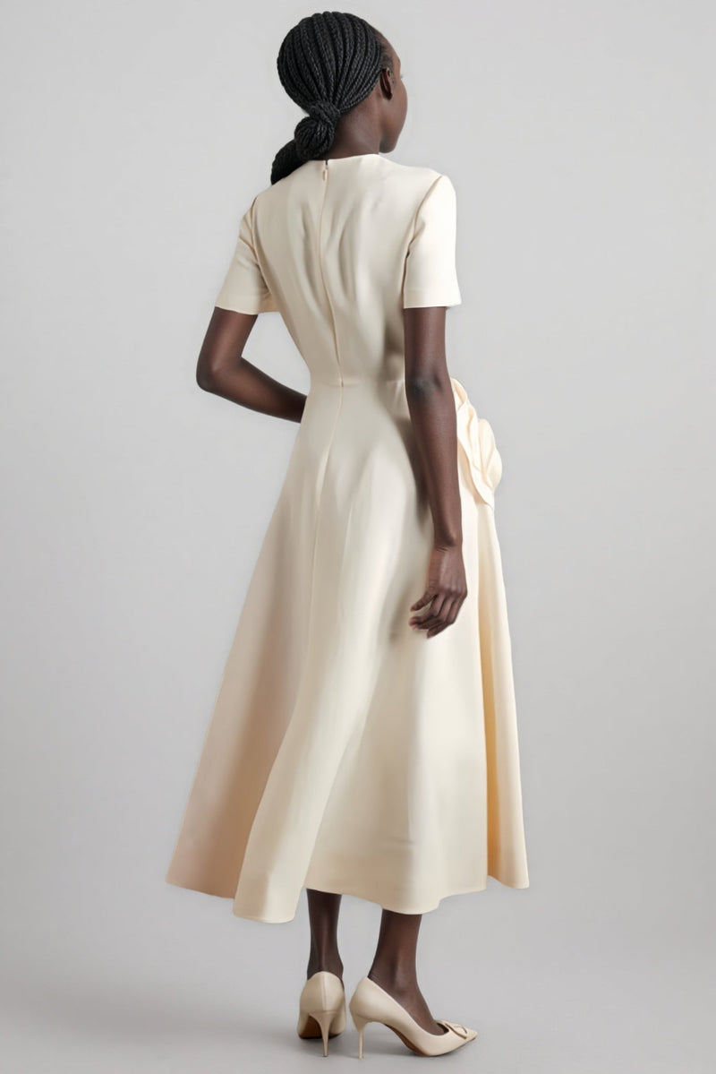 Loria 3d Patchwork Maxi Dress
