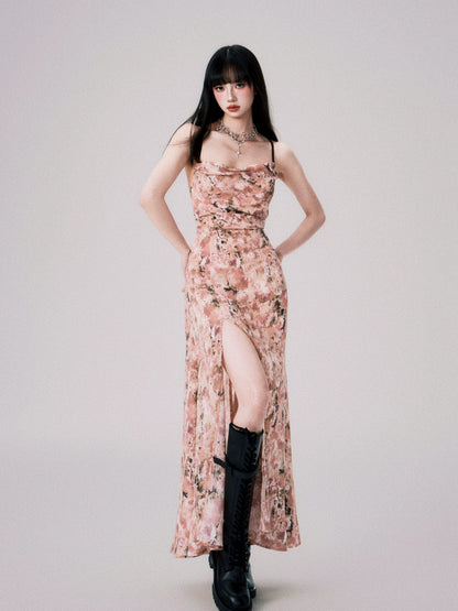 Luluswings Cowl Neck Maxi Dress - Romantic Evening Gown