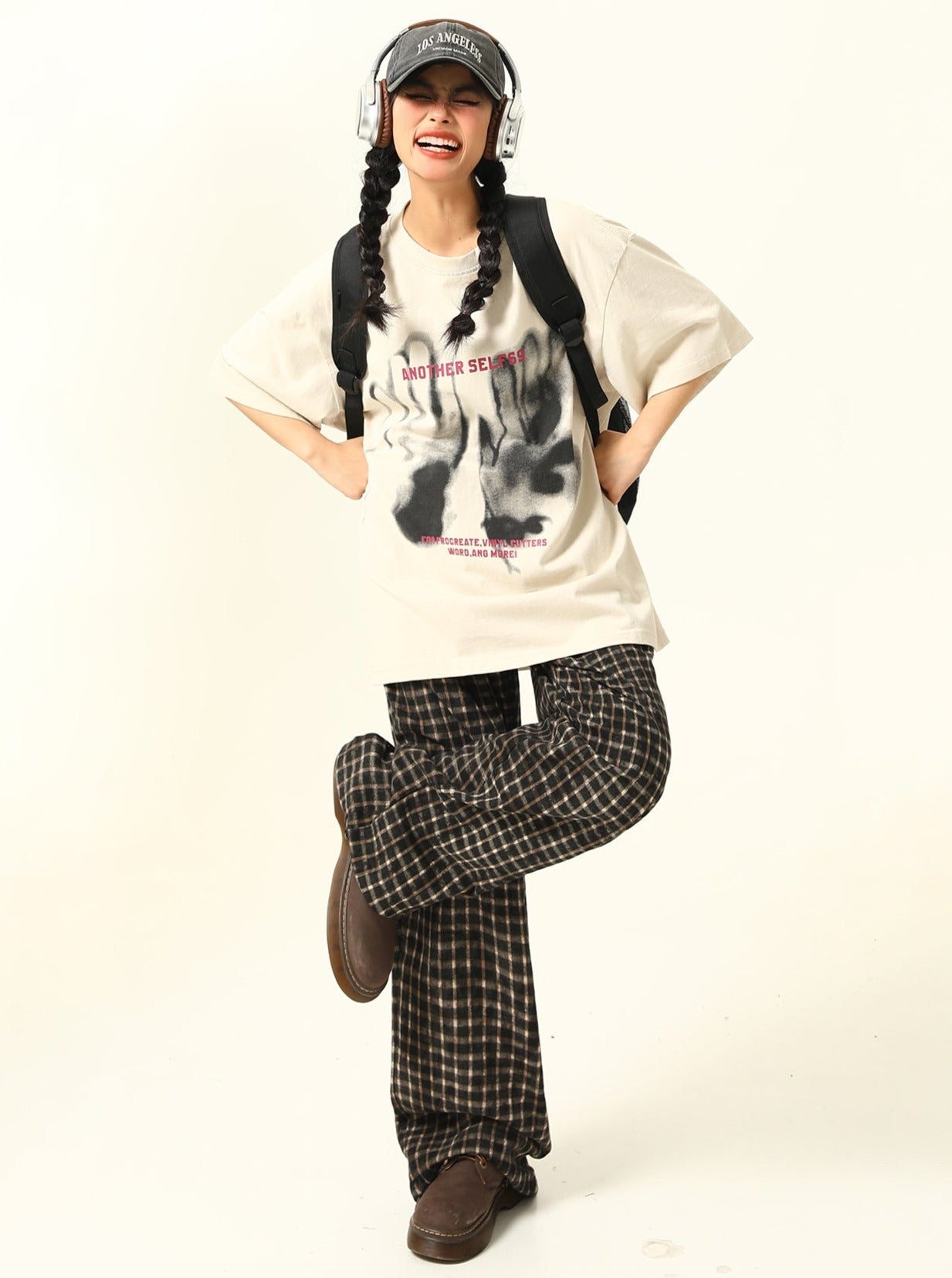 Grunge-style Oversized T-shirt