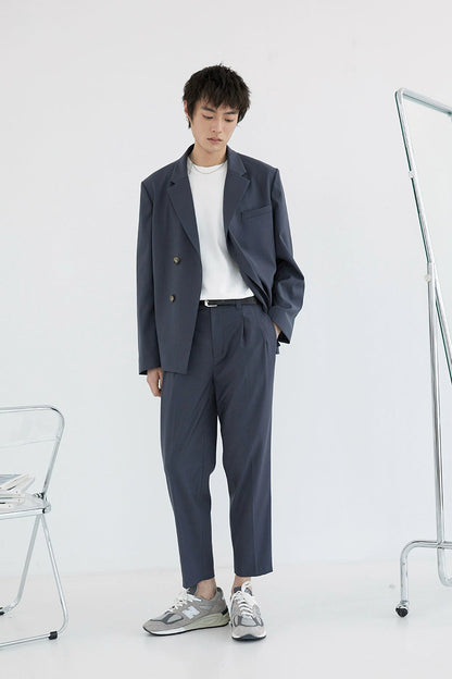 Double-pleated Comfort Dress Pants