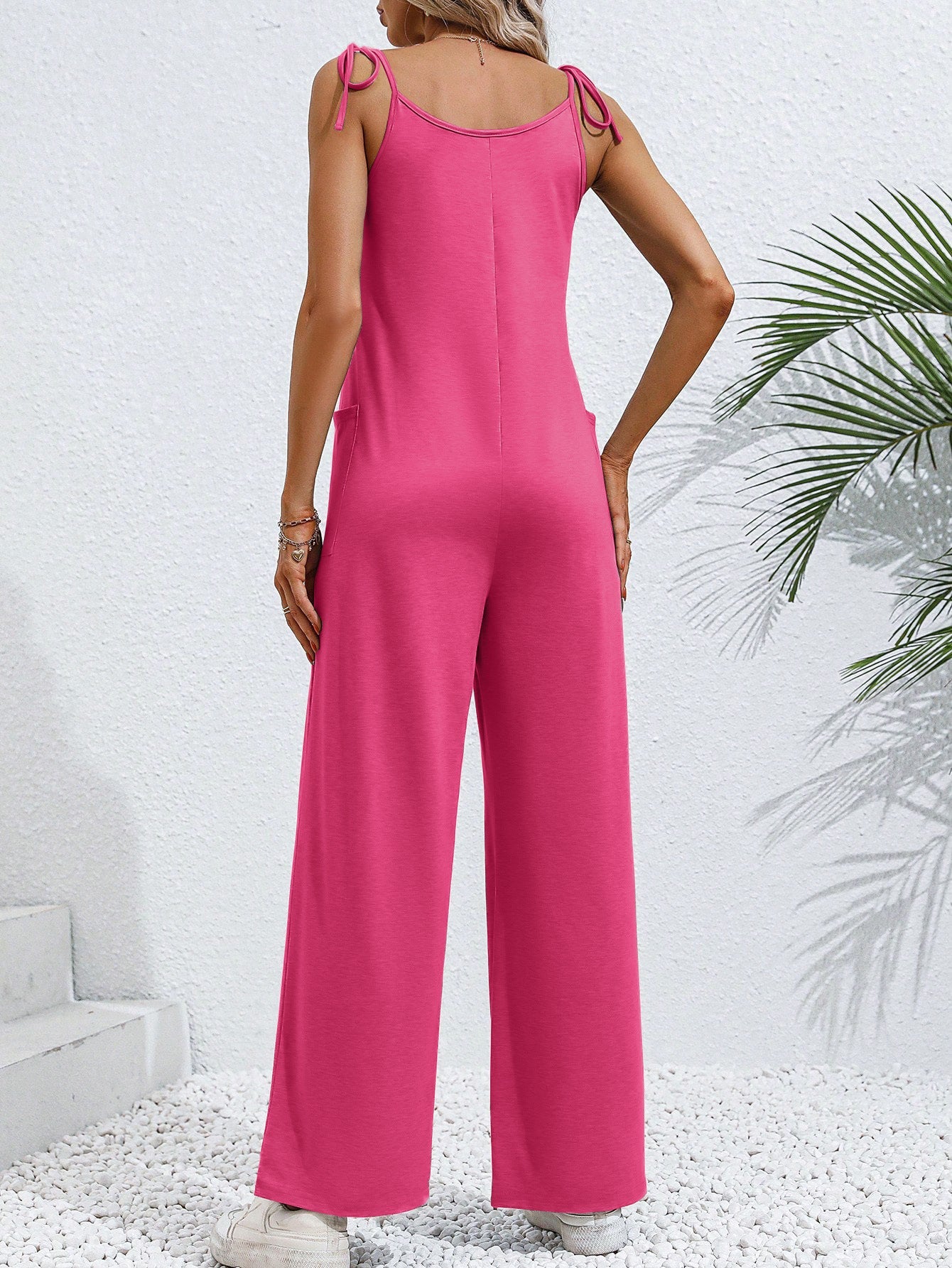 Clothing Summer Sleeveless Suspender Jumpsuit