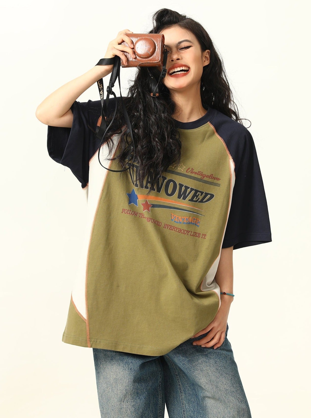 Unavowed Oversized Raglan T-shirt