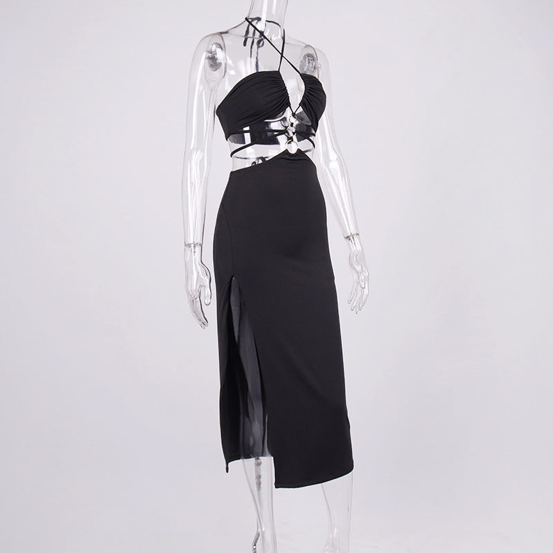 Shirley Strappy Cut-out Midi Dress