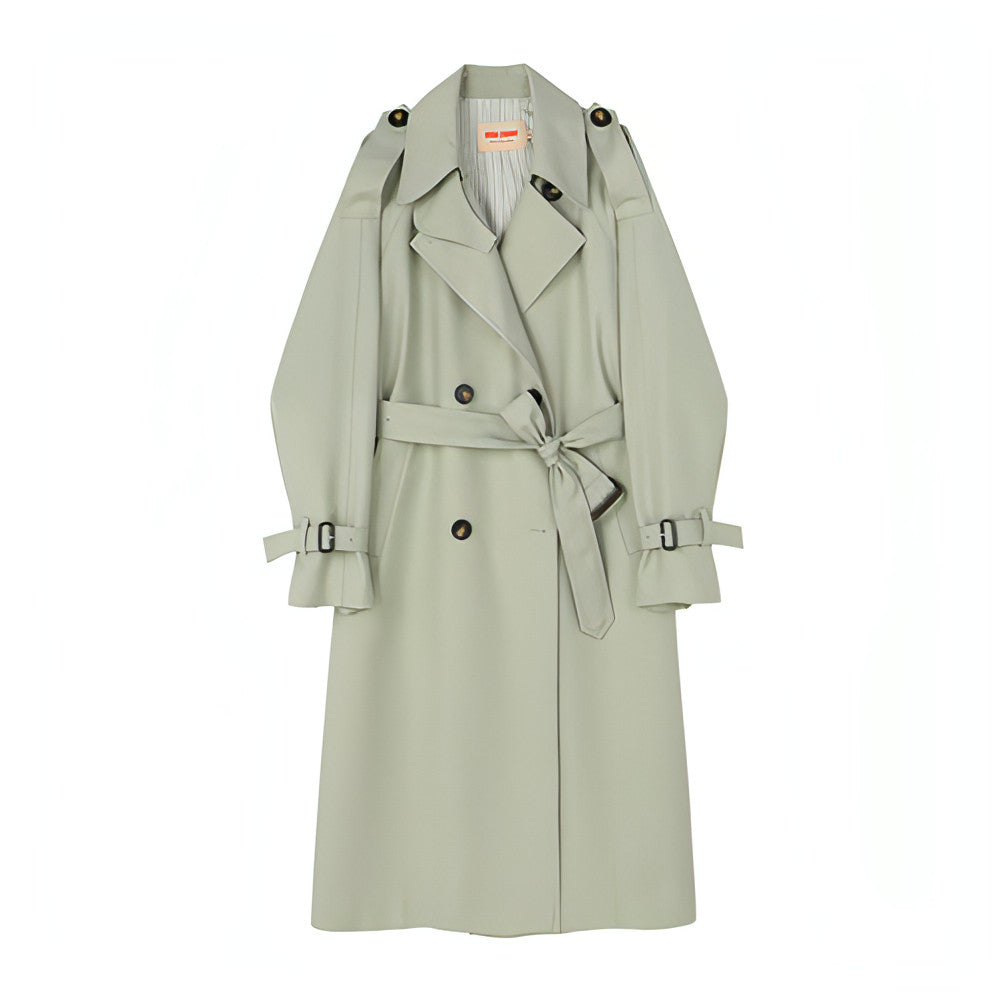 Mid-length British Style Trench Coat