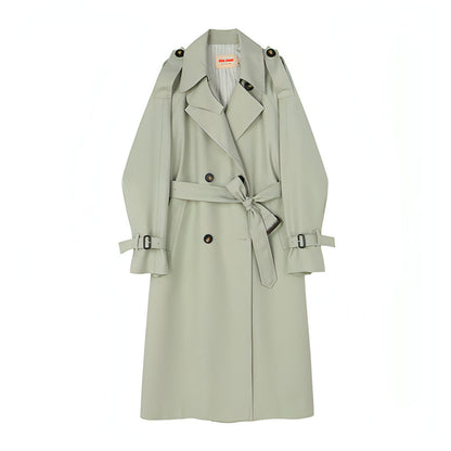 Mid-length British Style Trench Coat