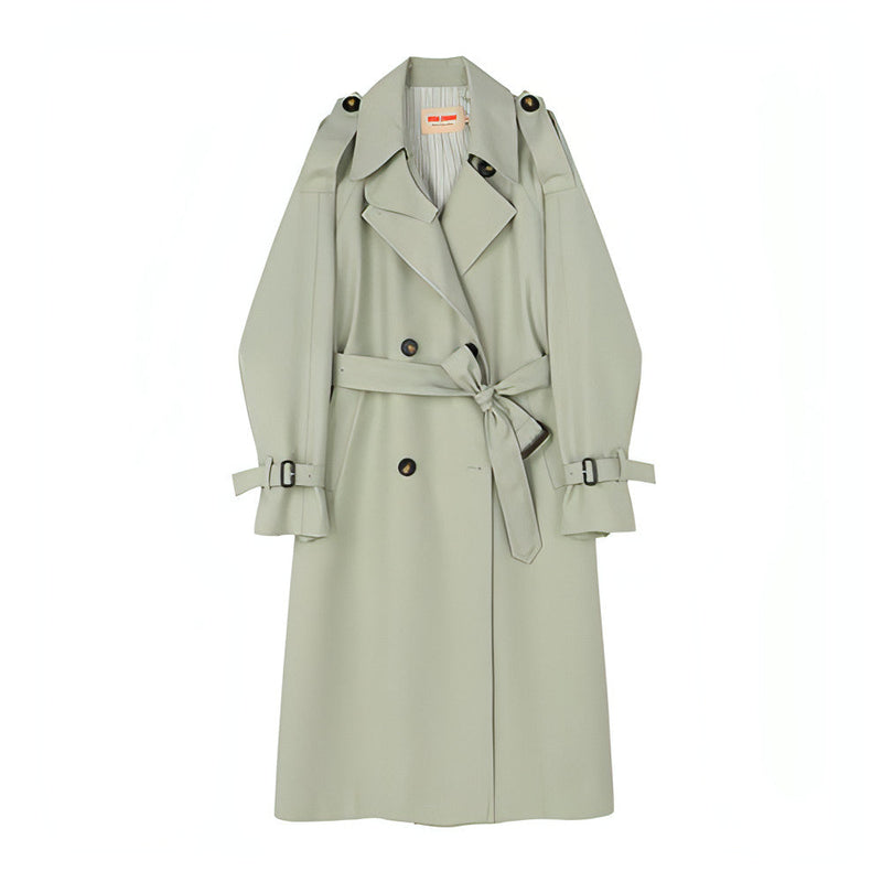 Mid-length British Style Trench Coat