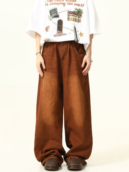 Denim Wide Leg Pants