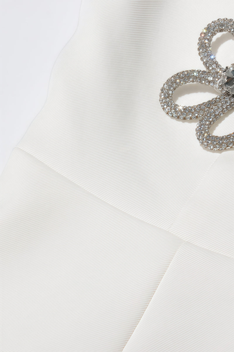 Belinda White Diamonds Mini Dress