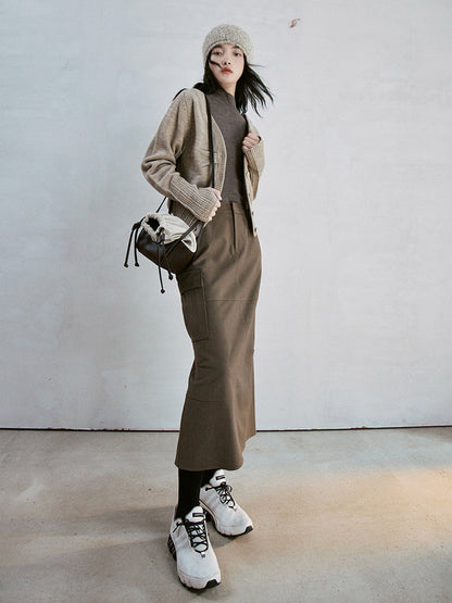Pointelle Knit Cardigan