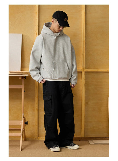 Gray Utility Cargo Pants