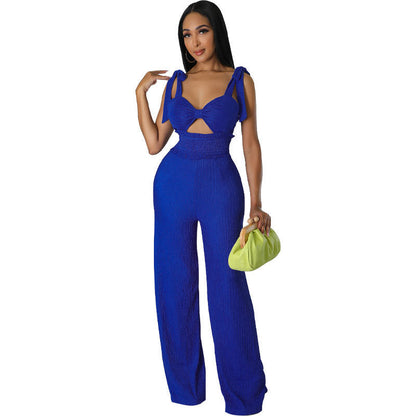 Clothing Jumpsuit Pants Summer Sleeveless Jumpsuit