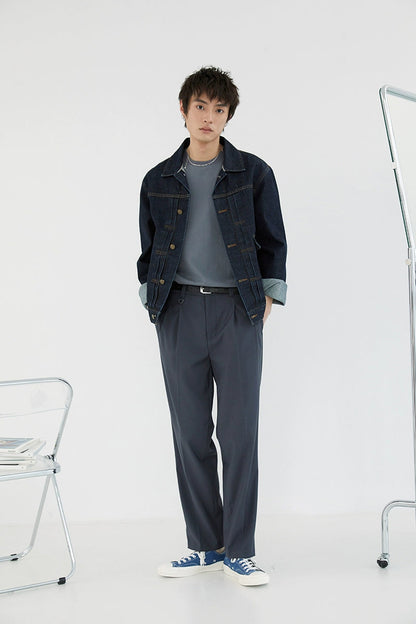 Double-pleated Comfort Dress Pants