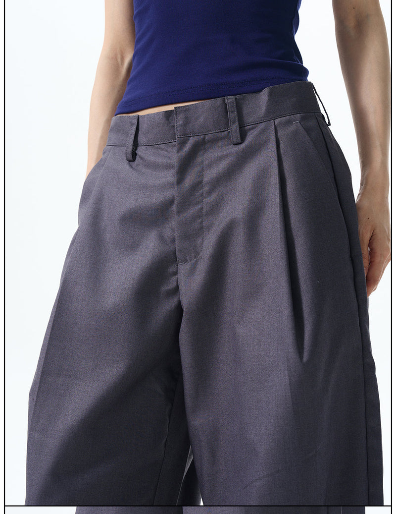 Pleated Wide Leg Dress Pants