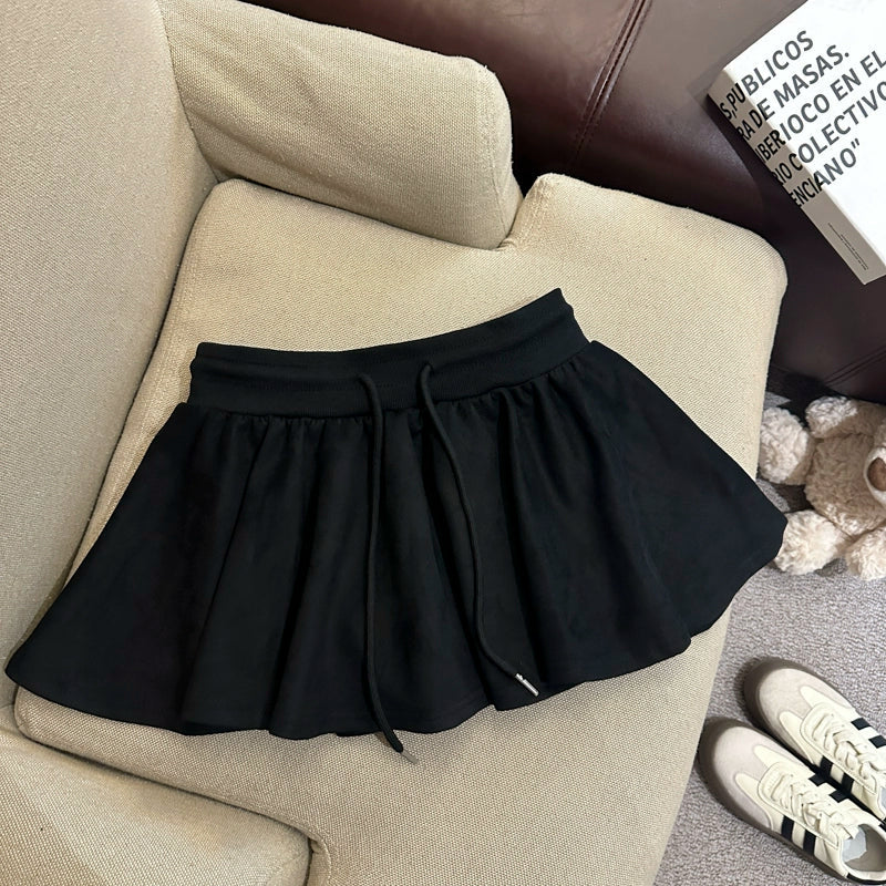 Liah Textured A-line Mini Skirt
