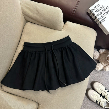 Liah Textured A-line Mini Skirt
