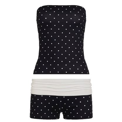 Emryn Polka Dot Shorts Set