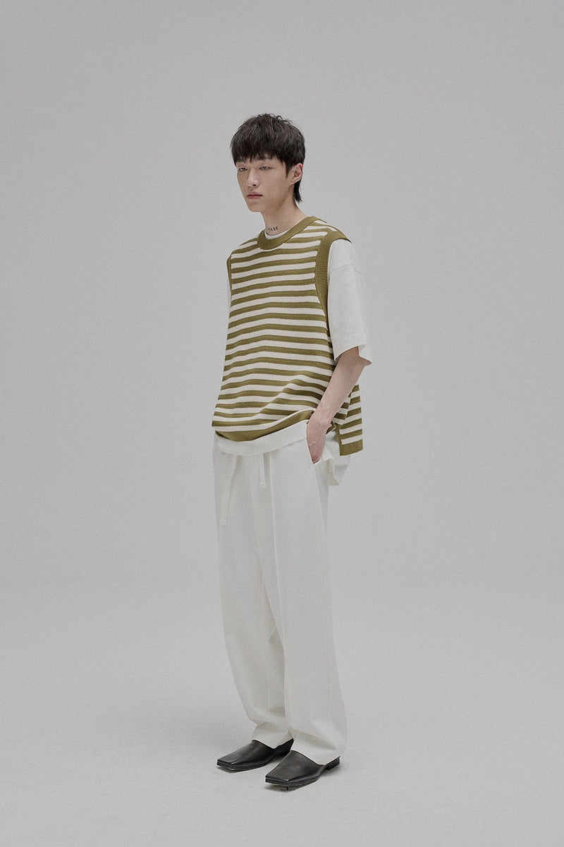 Lace-up Straight Full/short Pants