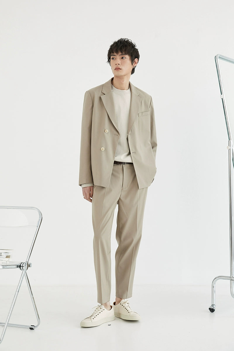 Double-pleated Comfort Dress Pants