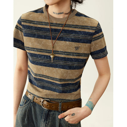 Octopusme Retro Striped T-shirt