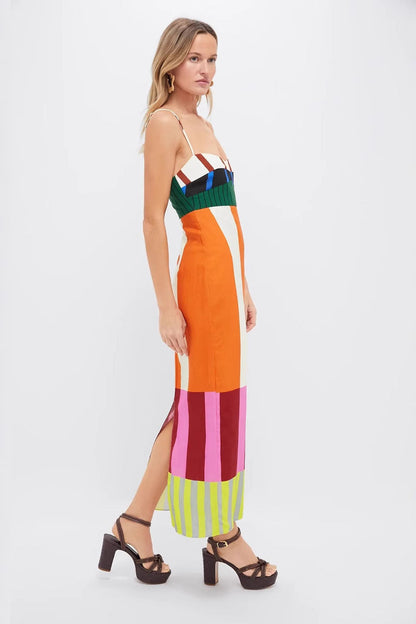 Bengal Multi Paloma Maxi Dress