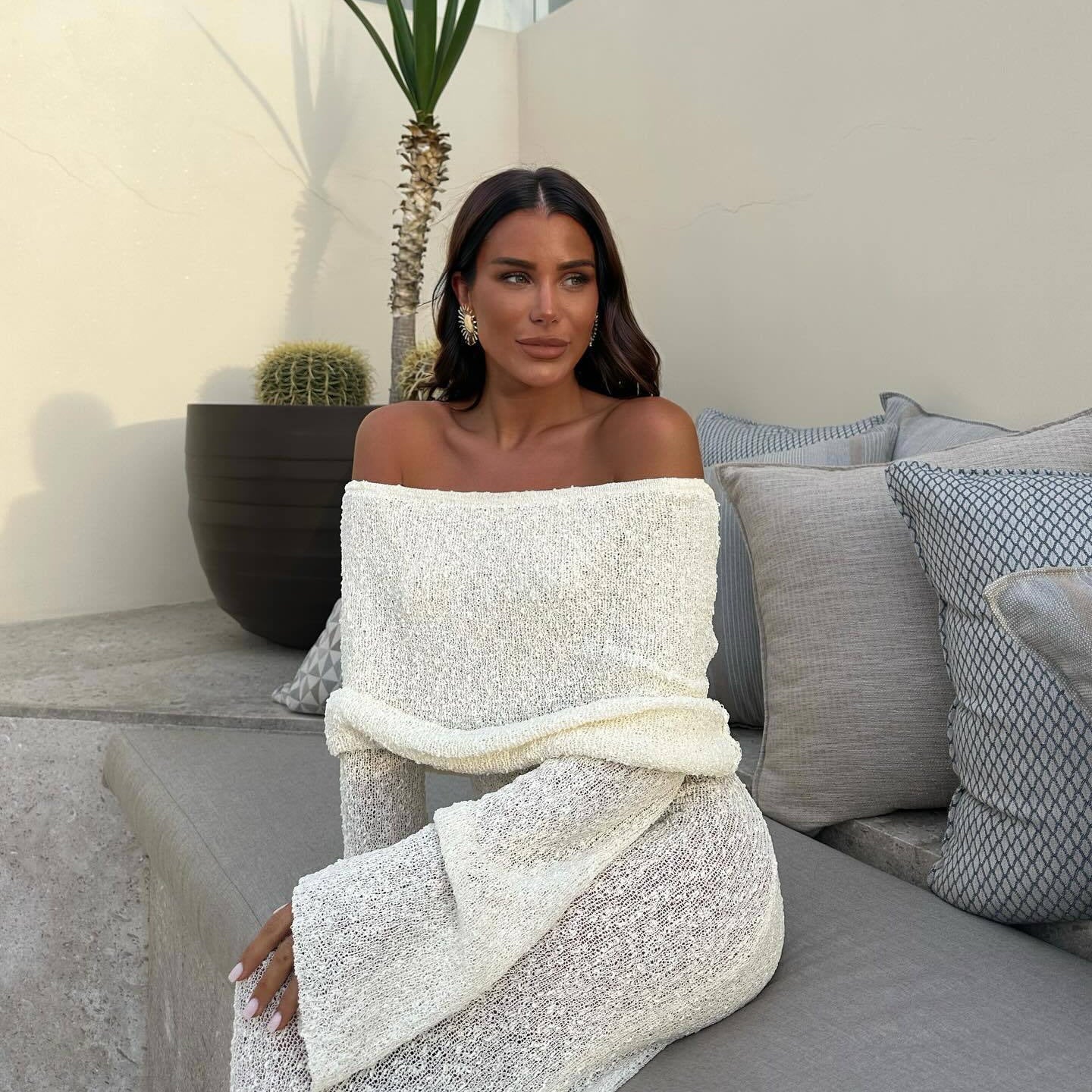 Nayara | Off Shoulder Maxi Dress