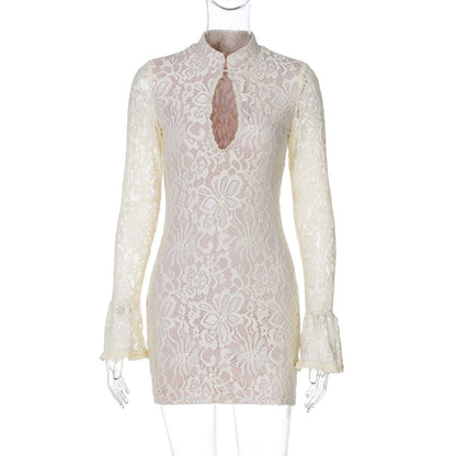 Riley Lace Bodycon Midi Dress