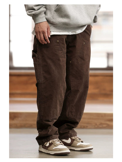 Multi-pocket Double Knee Work Pants