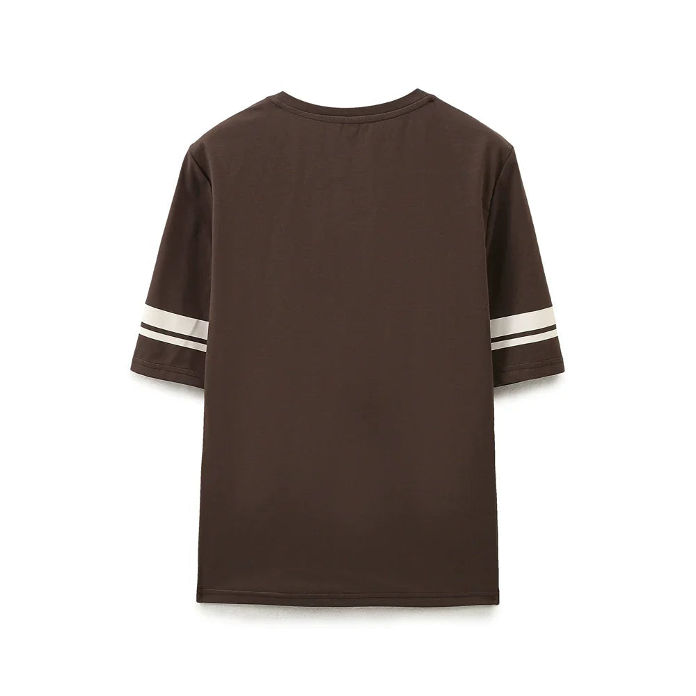 Aaliyah Round Neck Pullover T-shirt