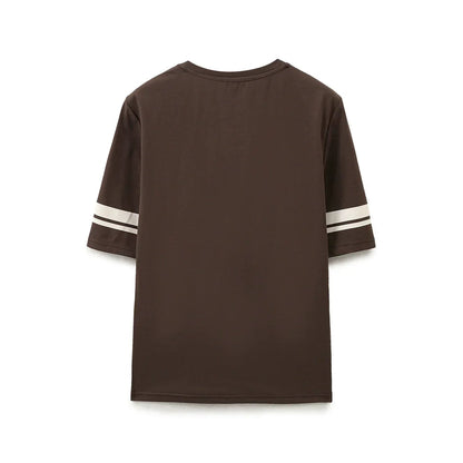 Aaliyah Round Neck Pullover T-shirt