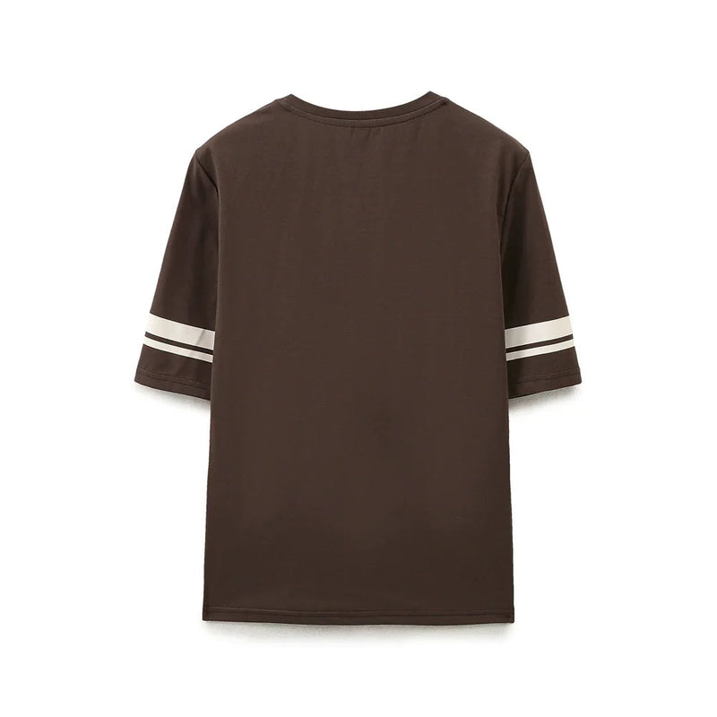 Aaliyah Round Neck Pullover T-shirt