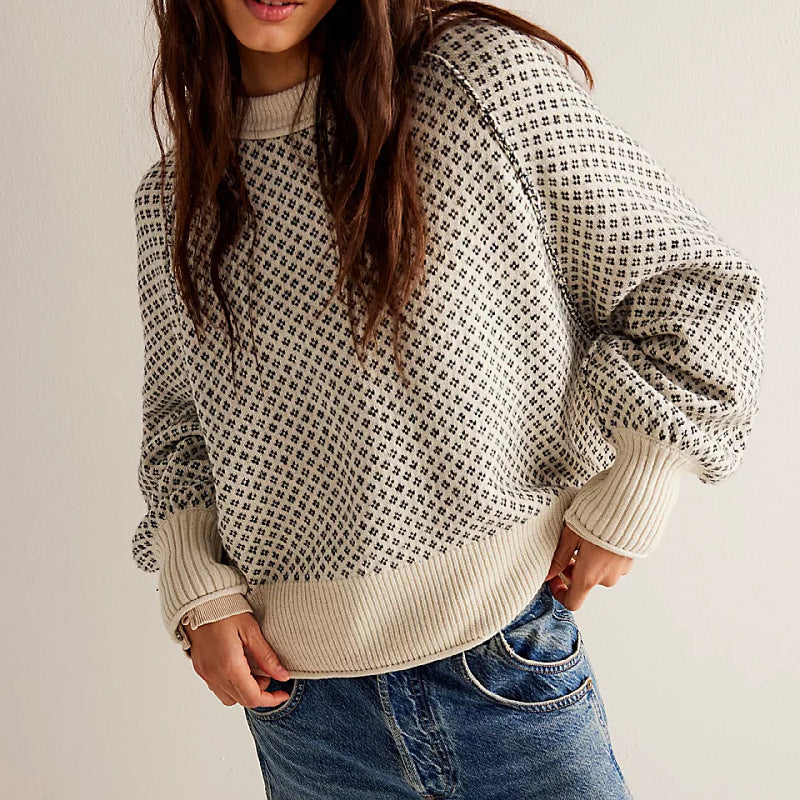 Long Sleeve Round Neck Sweater