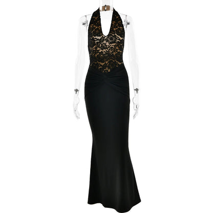 Leyla Ruched Halter Midi Dress
